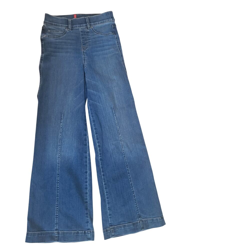 SPANX SPANXshape™ EveryWear Pull-On Flare Jeans Medium Wash XS Sculpting Stretch
